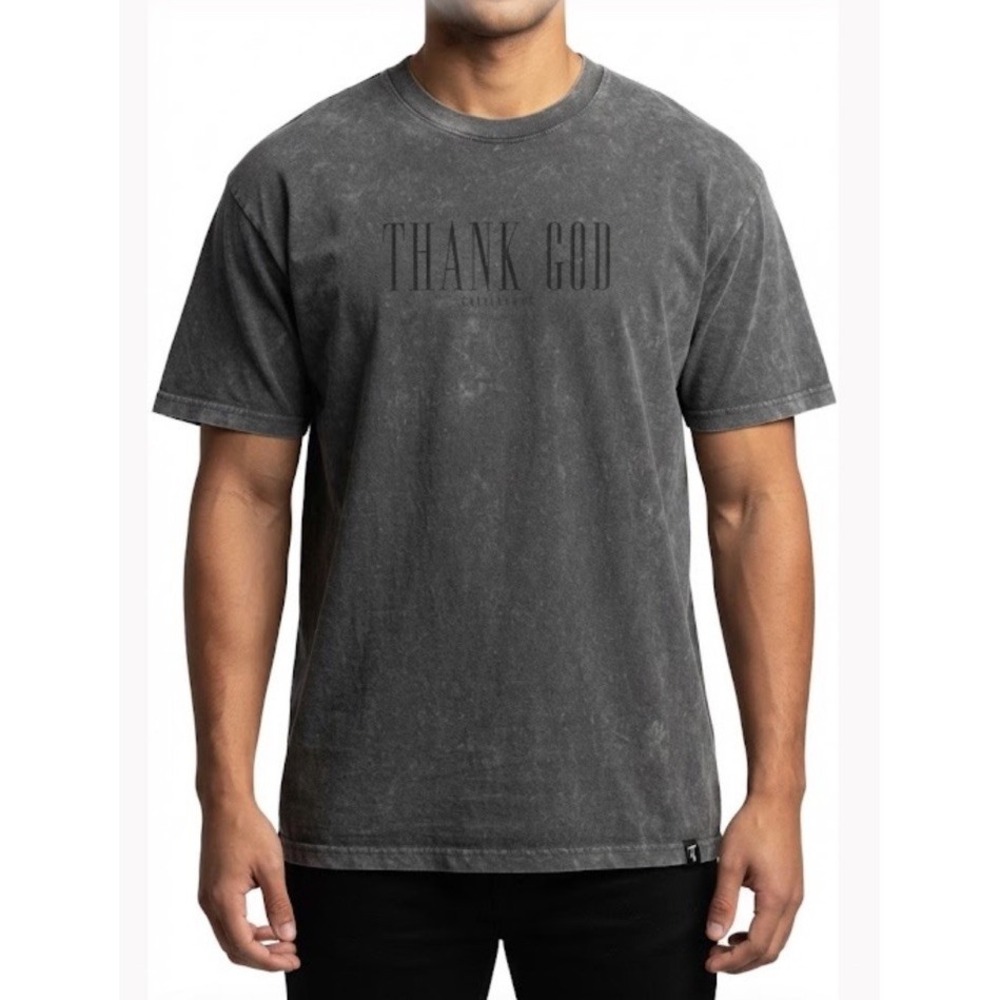 THANK GOD Excellence Oversized Like Vintage Unisex Tee NWT SIZE M